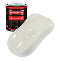 Restoration Shop - Bmw Alpine White Acrylic Lacquer Auto Paint - Gallon Paint Color Only - Professional Gloss