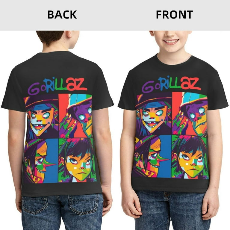 Someone T-shirt Faces met printopdruk blauw