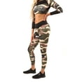 thumbnail image 4 of Virginia Camouflage Leggings  -  Brown/Green - X-Large, 4 of 7