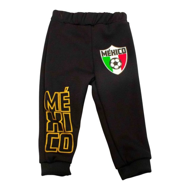 Pantalón FIFA para Niño Estampado México Negro Talla 1