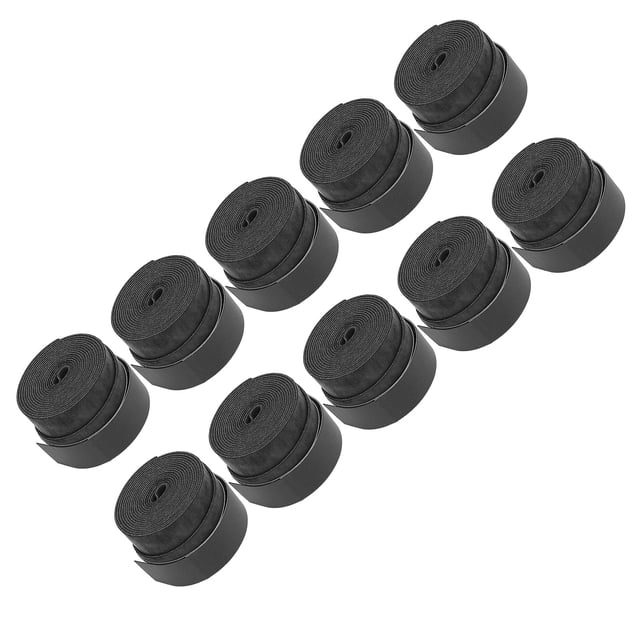 10Pcs Tennis Racket Grip Tape, Anti Slip Comfortable Sweat Absorbent Overgrips for Fishing Rods, Cycle, Motorbike Handles