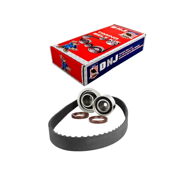 DNJ TBK124 Timing Belt Kit Fits Cars & Trucks 96-98 Hyundai Elantra Tiburon 1.8L L4 DOHC 16v