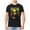black, variant on Elevenparis Mens Smiley Mona Lisa Graphic T-Shirt, Black, Large