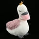 thumbnail image 4 of Muñeco de cisne de juguete rosa bebé animal de peluche lindo cisne decoración de la habitación de los niños con coronaRosa 25 cm, 4 of 5