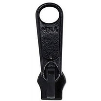 Zipper Repair Kit - #3 YKK Coil Non-Locking Long Pull Sliders - Color: Black - Choose Your Quantity - Made in The United States (25)