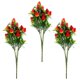 thumbnail image 1 of 3 piezas de plantas artificiales de fresas simuladas para bodas, tallos de plástico, accesorios de frutas falsas de PVC, 1 of 6