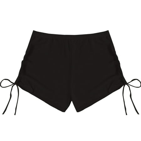 TANGNADE Swim Shorts Women Bikini Bottoms for High Waist Breathable Chiffon Full Coverage 2025 Summer Beach Swim Bottom