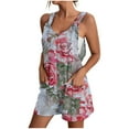 thumbnail image 1 of Birdeem Combinaison de Shorts pour Femmes Combinaison Décontractée à Bretelles avec Poches, 1 of 1