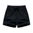 thumbnail image 3 of TAGOLD Women's Summer Athletic Shorts Pants,Casual Plus Size Short Pants for Womens,Women’s High Waisted Elastic Waist Shorts Pants Casual Zipper Summer Fashion Pockets Bandage Trousers, 3 of 5