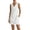 D691/White, variant on Afdoent Dresses For Women Draped Neck Sleeveless Dress Summer Minimalist Casual Tank Dress Beach Vacation Outfits Classic
