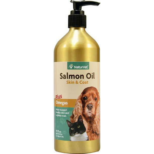 Naturvet Salmon Oil For Dogs & Cats, 17 Oz