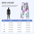 thumbnail image 4 of Lsque Eiffel Tower and Hearts Print Men's Pajama Pants, Lounge Pant - Comfortable Home Wear,Elastic Waistband, Stylish Design-X-Large, 4 of 9