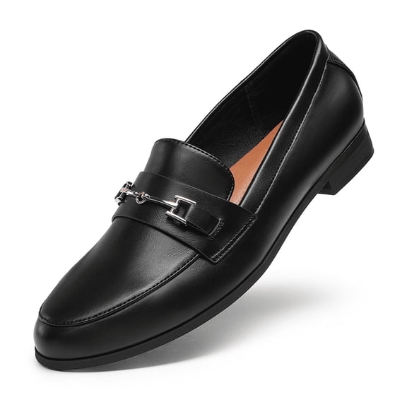 Dream Pairs Women's Fashion Comfortable Loafers Leather Penny Loafers Flats Shoes