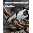 thumbnail image 2 of Industrial-Grade Multi-function Cutting Pliers - Heavy-Duty 9-in-1 Multi-functional Pliers Nail Puller with High-Leverage Design - Easily Cuts Through Thick Steel Wire Ropes, Iron Wires & Cables (Q), 2 of 7