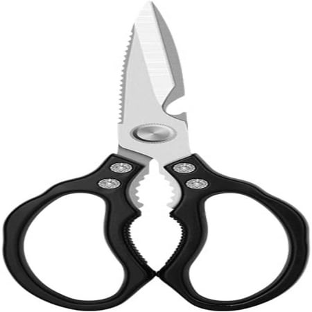 

JNZOUHA Premium high-quality and durable gold heavy-duty kitchen shears with sharp blades for effortless cutting of meat chicken fish and more. Reliable and dishwasher safe shears fo