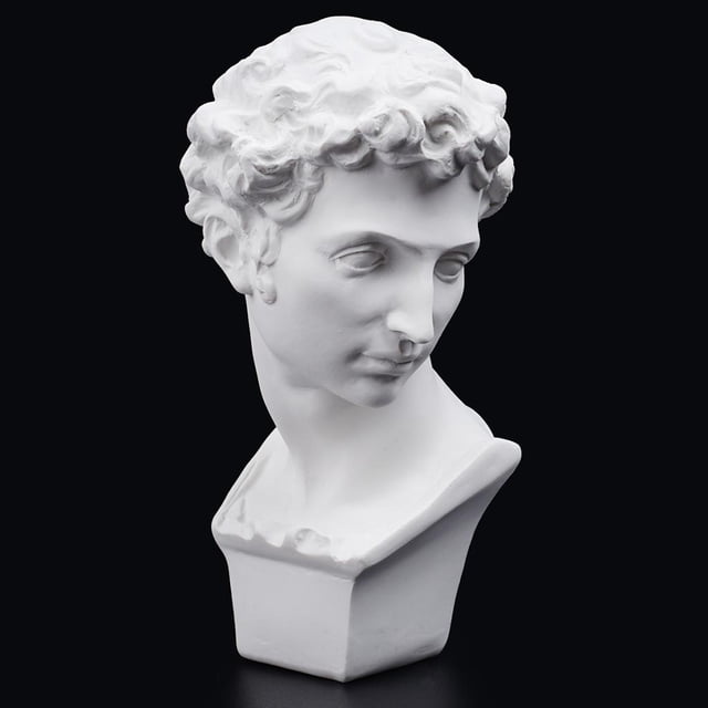 11,6 "Apolo, mitología griego y romana, dios de la lámpara , oráculos, resina, , cabeza, escultura, estatuilla, decoración arte del Colco Figura de mitología griega