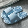 thumbnail image 1 of Aayomet House Slippers for Women Women Massage Slippers Fashion Indoor Outdoor Flip Flops Beach Bathroom Slipper,Sky Blue 37, 1 of 1