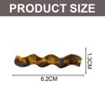 thumbnail image 2 of Horquilla de acetato para mujer, pinza para el pelo quebrado a un lado, pinza para el pelo con forma de pico de pato, tocado, 2 of 5