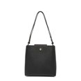 thumbnail image 3 of Tory Burch Women's Emerson Saffiano Leather Medium Convertible Bucket Bag (Black), 3 of 4
