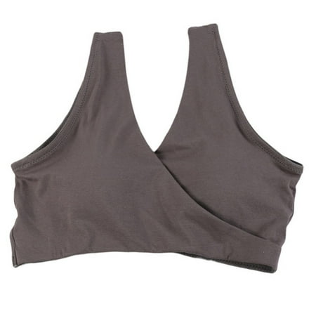 

Spdoo Racerback Nursing Sleep Bra for Maternity/Breastfeeding Dark Gray 2XL