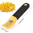 thumbnail image 3 of Corn Peeler Corn Stripper Kitchen Corn Cob Remover Serrated Vertical Remover, 3 of 8