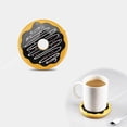 thumbnail image 4 of Yuarrent USB Charging Biscuit Shape Cup Warmer Tea Milk Mat Pad Home Heater Coffee Office Heating Electric Round Cushion Suministros de limpieza para el hogar Yuarrent HA022936-00, 4 of 6