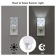 thumbnail image 3 of Balery Retro ice blue snowflakes Luz Nocturna LED con Sensor Automático, Enchufe con Sensor Crepuscular, Luz Suave de 0.5W para Dormitorio, Pasillo, Baño-US, 3 of 7