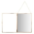 thumbnail image 3 of Koyal Wholesale Rose Gold Modern Mirror Wall Decor Photo Frame Cabinet, Large 12 x 16 inch Hanging Rectangle Wall Mirror, 3 of 5