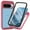 Pink, variant on Clear Case for Google Pixel 9 / 9 Pro with Screen Protector, Dual-Layers Transparent Hybrid Rugged PC Silicone Shockproof Case Military Grade Lens Protection Cover for Google Pixel 9 / 9 Pro,Dark Blue