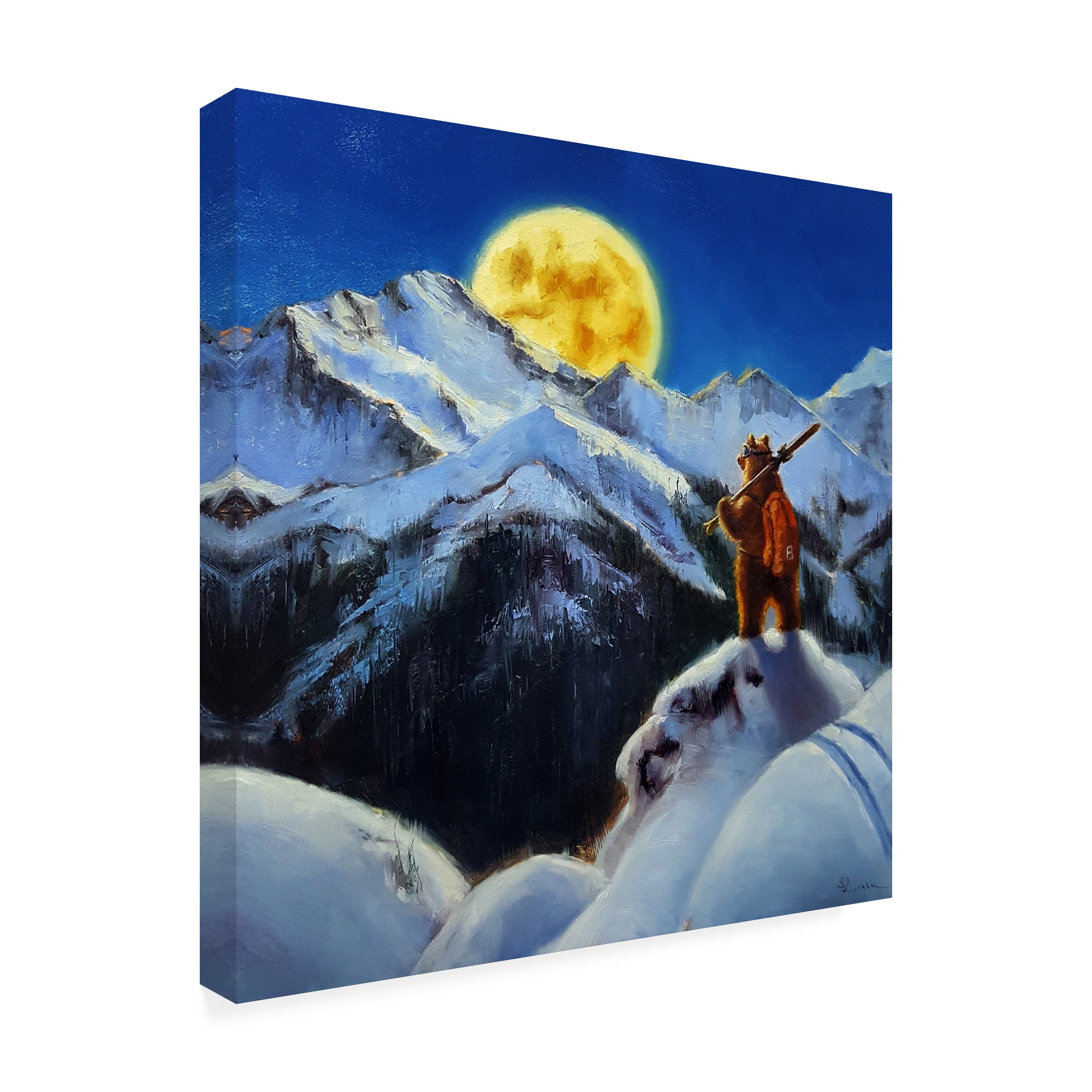 Trademark Fine Art 'Night Patrol 2' Canvas Art by Lucia Heffernan