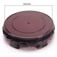 thumbnail image 2 of Vintage Circular Wooden Vase Aquarium Table Lamp Teapot Base, Stable Home Decoration Display Stand (6.2"), 2 of 3