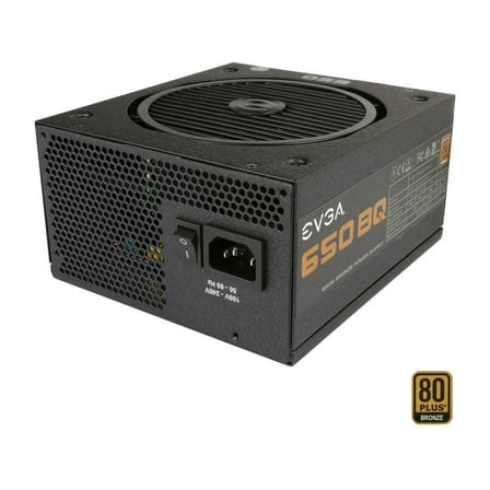 EVGA 650 BQ 110-BQ-0650-V1 80  BRONZE 650W Semi Modular Includes FREE Power On S