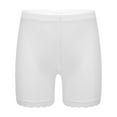 thumbnail image 2 of Xnihocha 6 Packs Girls Lace Trim Dance Safety Shorts Active Bike Shorts Under Dress Undershorts White 7-8, 2 of 6