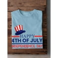 thumbnail image 3 of Happy Independence Day Usa T-Shirt Men -Image by Shutterstock, Male 3X-Large, 3 of 4