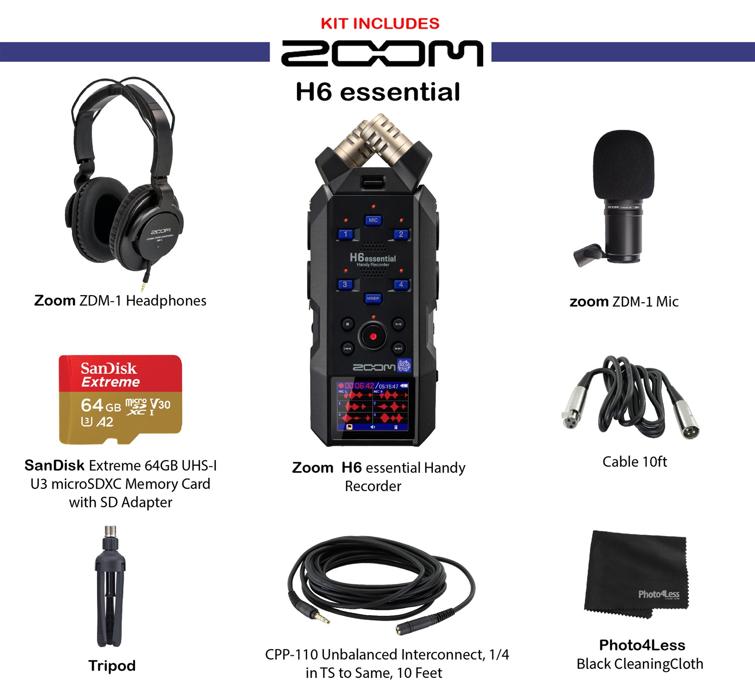 Zoom H6essential Handy Recorder
