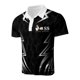 thumbnail image 4 of WILLBEST Conjunto Deportivo de Verano para Hombre con Estampado de Letras Europeas, Camisa de Manga Corta con Cuello Abotonado y Pantalones Cortos con Bolsillo 1628, 4 of 5