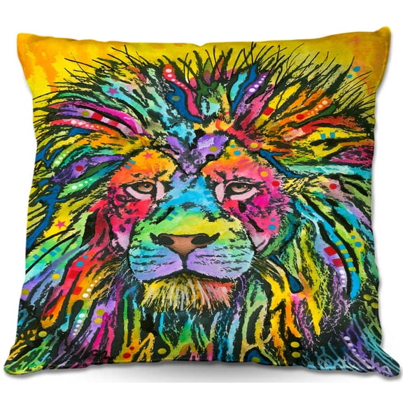 DiaNoche Designs Throw Pillows from Artist Dean Russo - Lion Good
