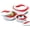 Red, variant on Insulated Casserole Dish with Lid 3 pc. Set 2.6/1.5/1 qt. Hot Pot Food Warmer/Cooler –Thermal Soup/Salad Serving Bowl- Stainless Steel Hot Food Container–Best Gift Set for Moms –Holidays Red
