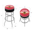 thumbnail image 2 of Trademark Gameroom Chicago Blackhawks Logo Bar Stool with Padded Seat, 2 of 5