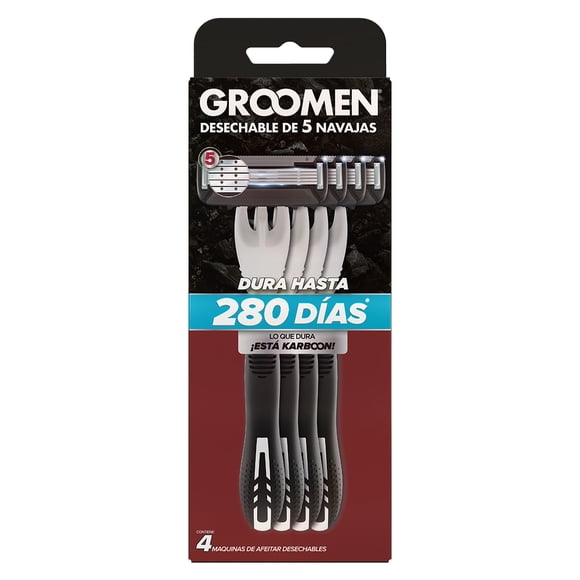 Rastrillo Groomen 500 Desechables 4pzs