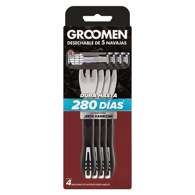 Rastrillo Groomen 500 Desechables 4pzs