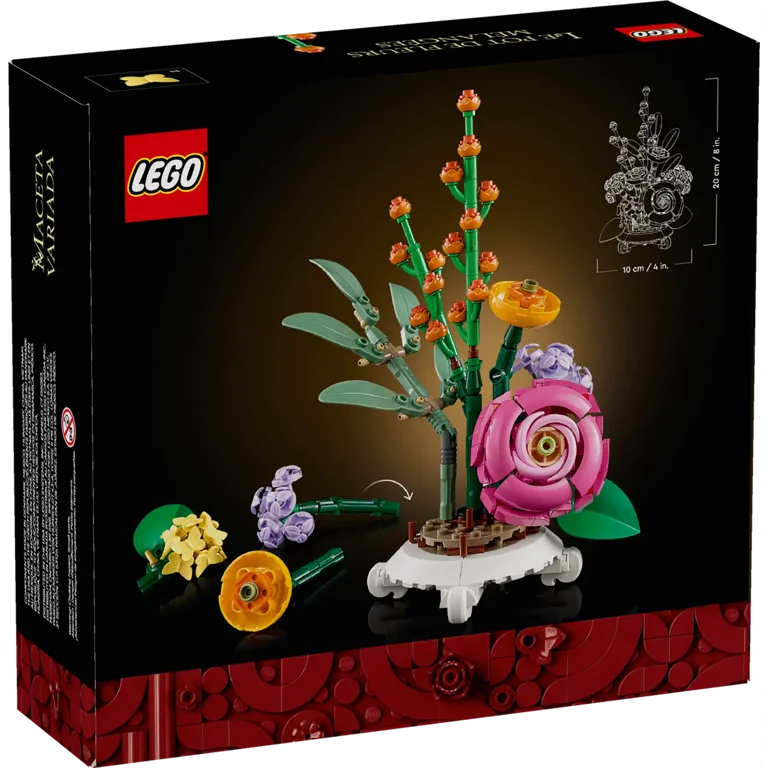LEGO, Botanicals Mixed Flowerpot, Multicolor, Indoor Plant