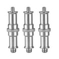 thumbnail image 1 of Miangastore Thread Adapter Connector Electroplated Surface 3Pcs 2.7X0.7X0.7In, 1 of 9