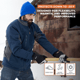 thumbnail image 5 of RefrigiWear Insulated Softshell Jacket - Warm Work Coat, Water-Repellent, Windproof, Flexible, Durable Cold-Weather Gear, 5 of 7
