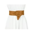 thumbnail image 5 of INSPIRE CHIC Womens Wide Waist Belts Soft Dress Belts for Ladies Vintage Brown, 5 of 5