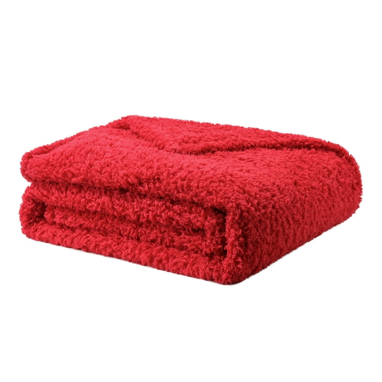 Mainstays Red Polyester Bed Blanket Twin
