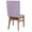 Purple, variant on Navy Blue Pure Color Chair Back Covers, Aesthetics Contemporary Luxury Removable Chair Covers for Dining Chairs Set of 6, Washable Chairs Slipcovers Back Seat Protector for Wedding Party 19"x20"