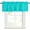 Turquoise, variant on Kitchen Curtain Valance Abstract Turquoise Diamond Leaves Rod Pocket Window Valances,Modern Art Small Windows Treatment for Living Room Bedroom,42"x12"