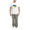 thumbnail image 5 of CafePress - I Stand With Ukraine Flag Ukrainian Pride Pajamas - Men's Light Loose Fit Cotton Pajama Set, 5 of 7
