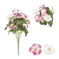 thumbnail image 2 of hulanddfd Artificial Flowers for Outdoors Indoors, Artificial Morning Glories Flowers Bouquet Fake Plants Faux Silk Flowers for Spring Home Decor Flower Arrangement Wedding Party Supplies, 2 of 6